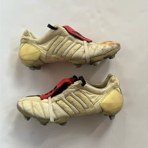Adidas Predator Mania SG 2002 - RARE White / Champagne Size 11 - need Repair